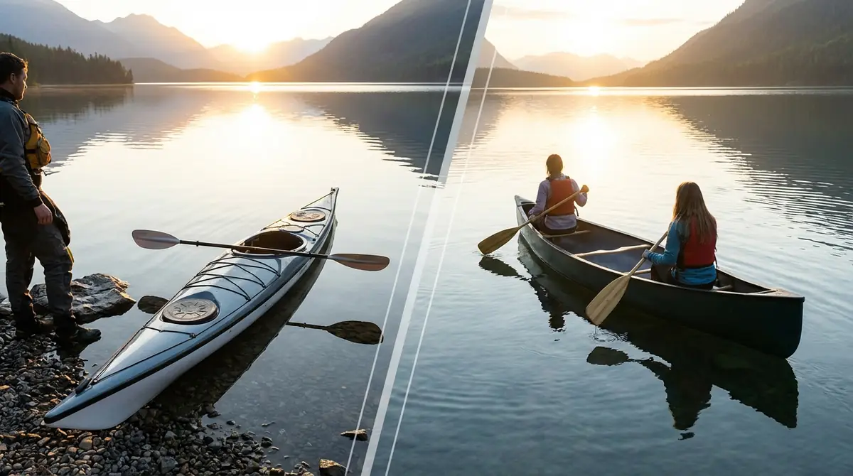 カヤックとカヌーの違いを図解で徹底比較