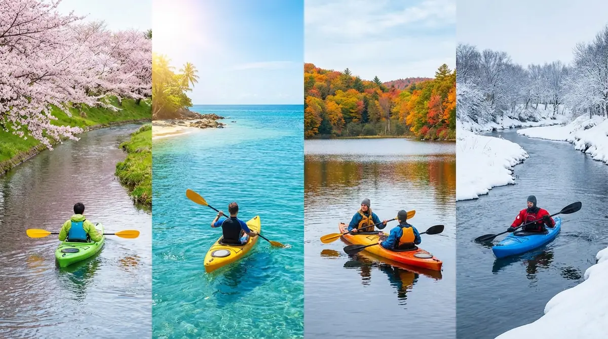 【季節別】カヤックの服装完全ガイド