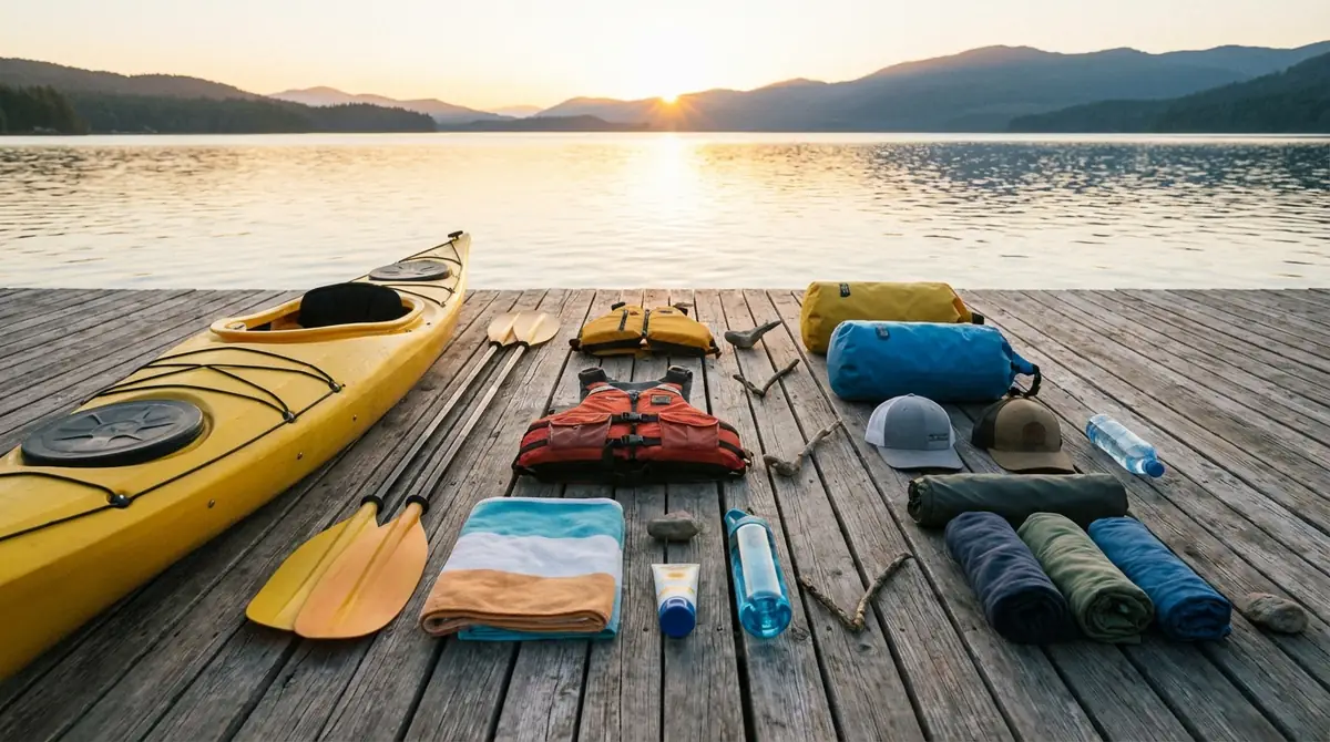 カヤック当日の持ち物と着替えチェックリスト
