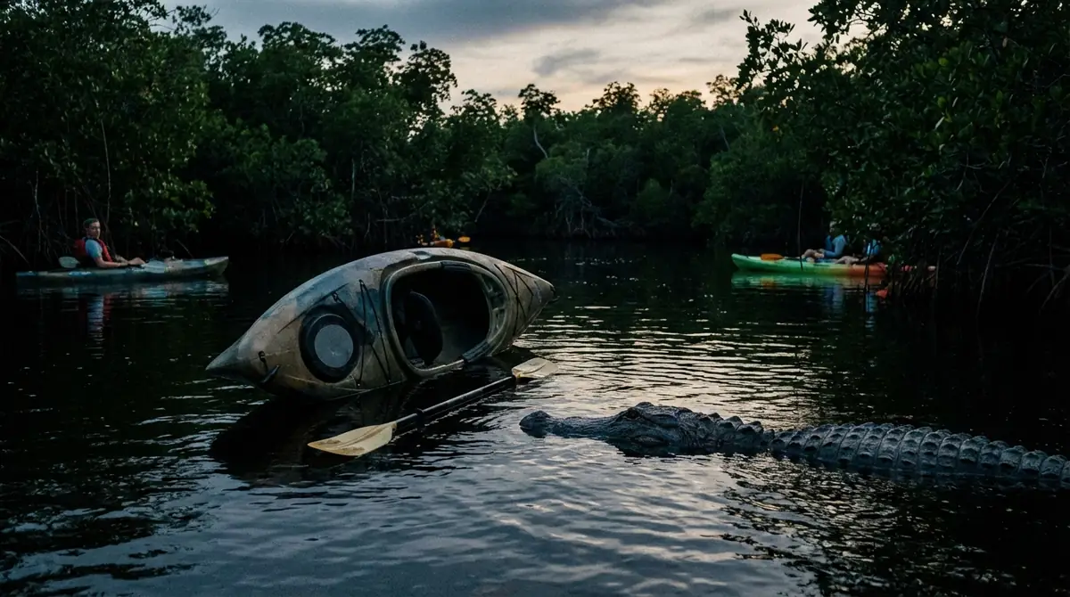 実際に起きたカヤックとワニの事故事例