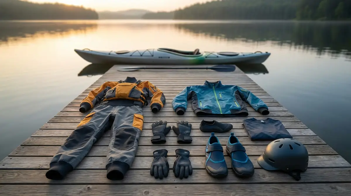 部位別・カヤック服装の選び方