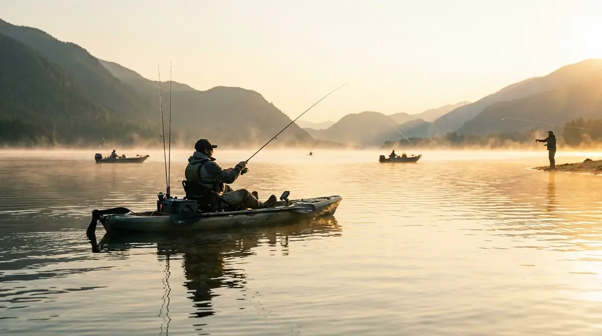 カヤック釣りとは?人気の理由と他の釣りスタイルとの違い