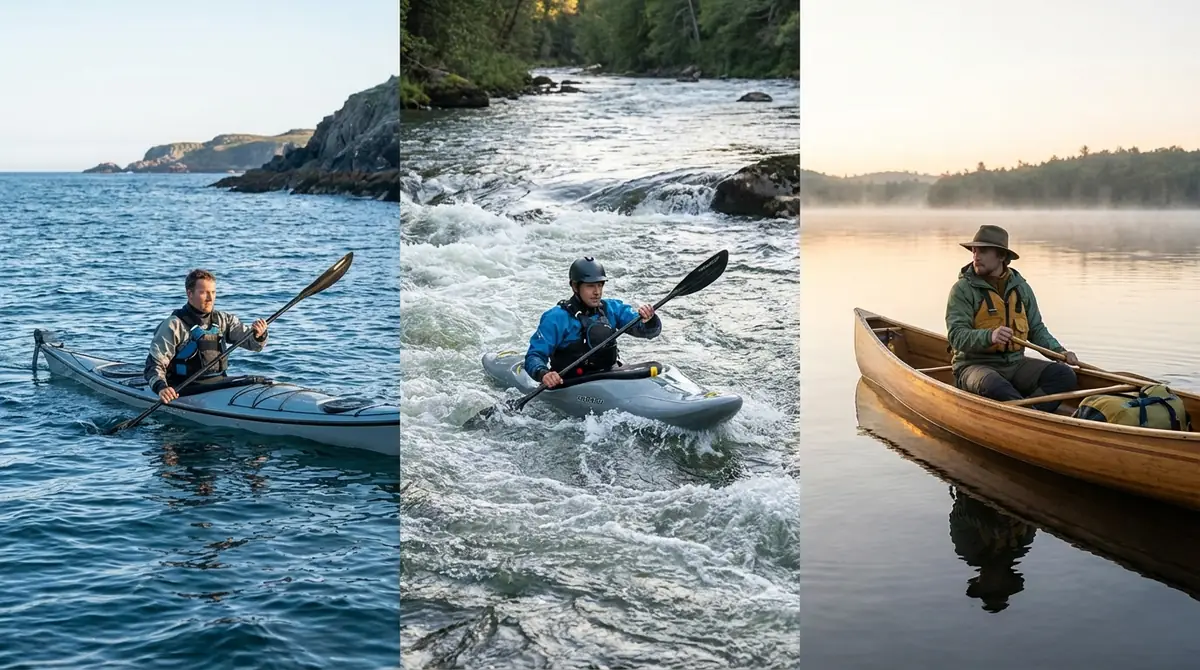 シーカヤック・リバーカヤック・カヌーで服装は違う？