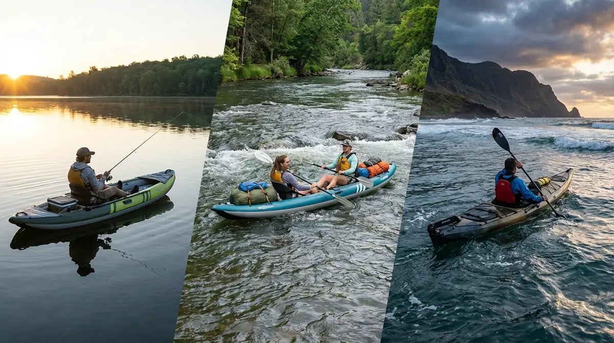 【用途別】インフレータブルカヤックの選び方とおすすめ