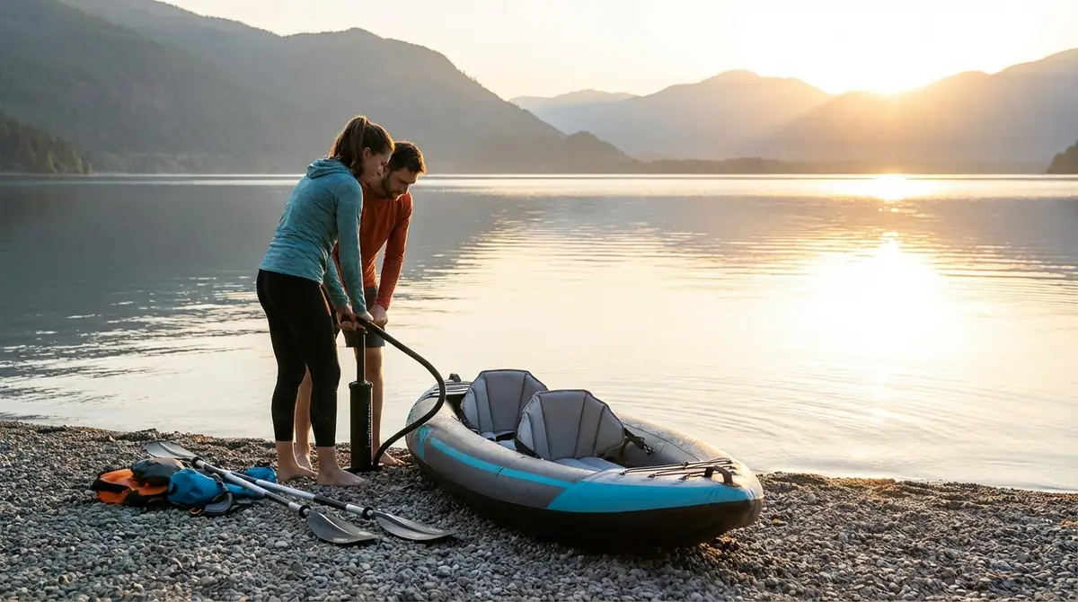 インフレータブルカヤックの基本的な使い方