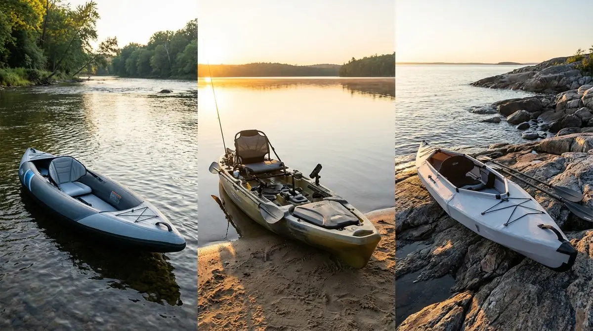 【徹底比較】コンパクトカヤック3タイプの特徴と選び方