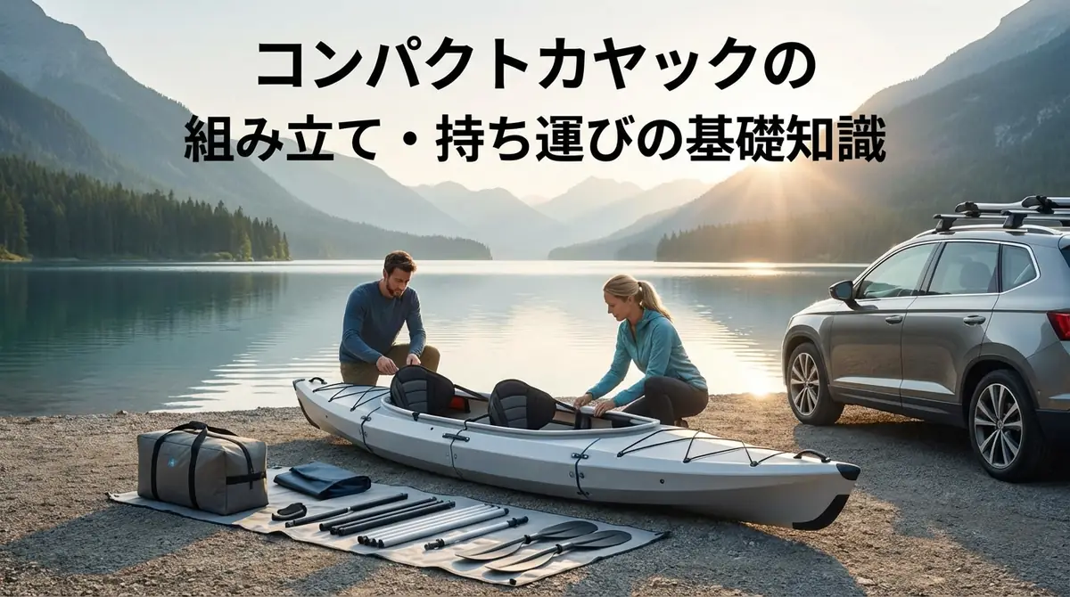 コンパクトカヤックの組み立て・持ち運びの基礎知識