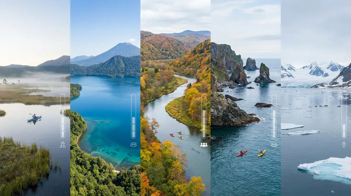 北海道カヤック5大エリア徹底比較|特徴・難易度・おすすめ層を解説