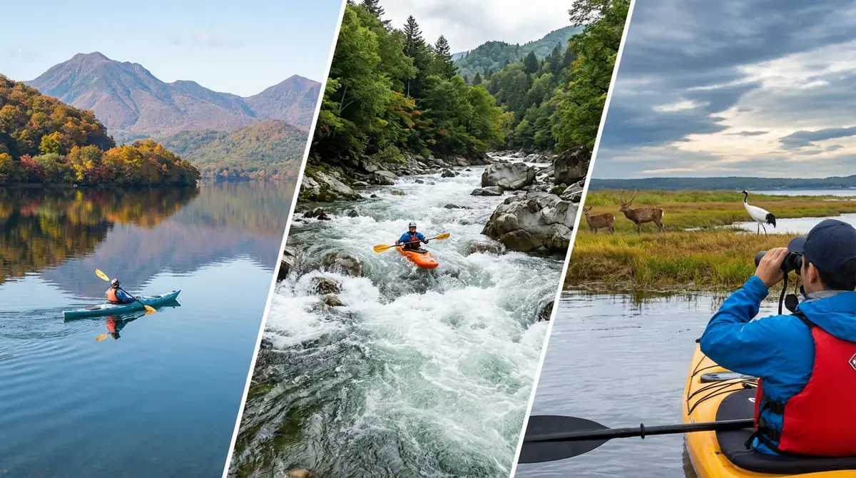 タイプ別診断|あなたにぴったりの北海道カヤックエリアはここ