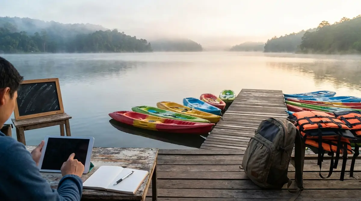 カヤックレンタルの料金相場と予約の基本