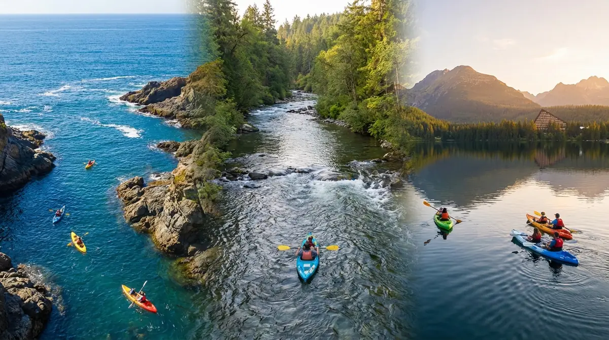 海・川・湖どこで楽しむ?カヤックレンタルの水域別ガイド