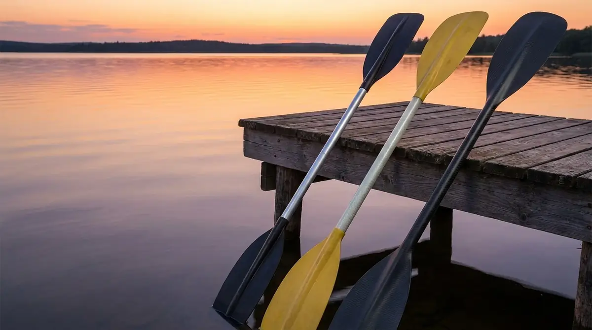 カヤックパドルの素材別比較｜アルミ・グラスファイバー・カーボン