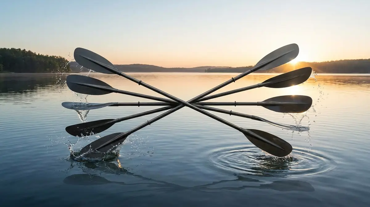 ブレード形状とフェザー角度で変わるカヤックパドルの漕ぎ心地