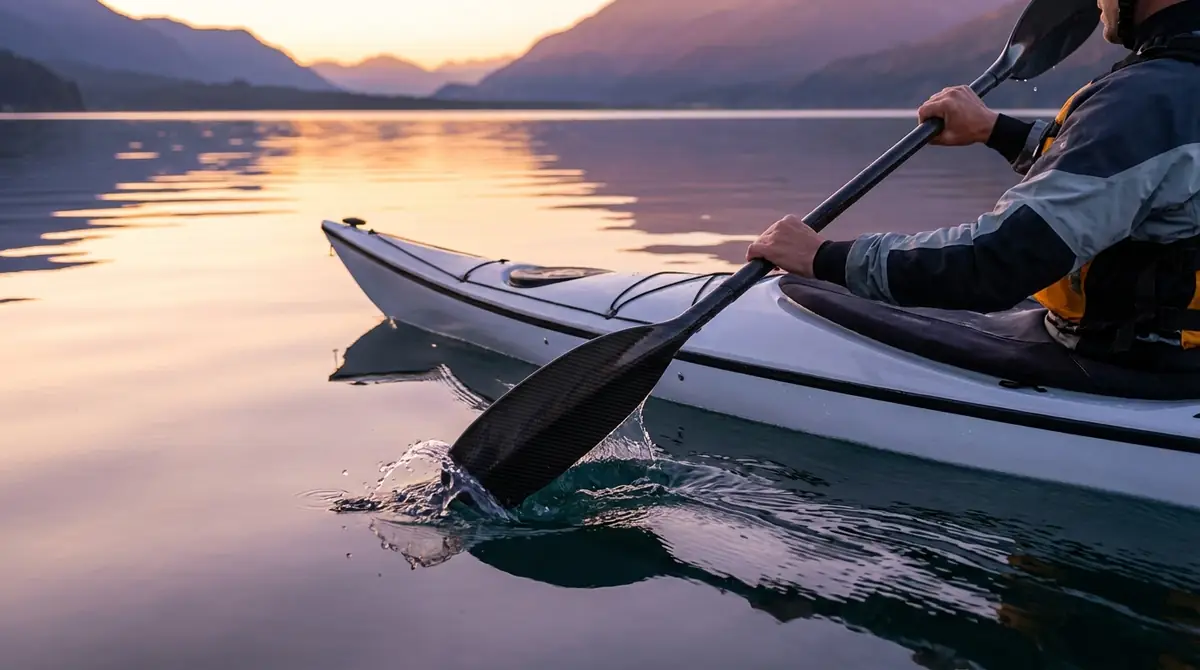 カヤックパドルの正しい持ち方と基本の漕ぎ方