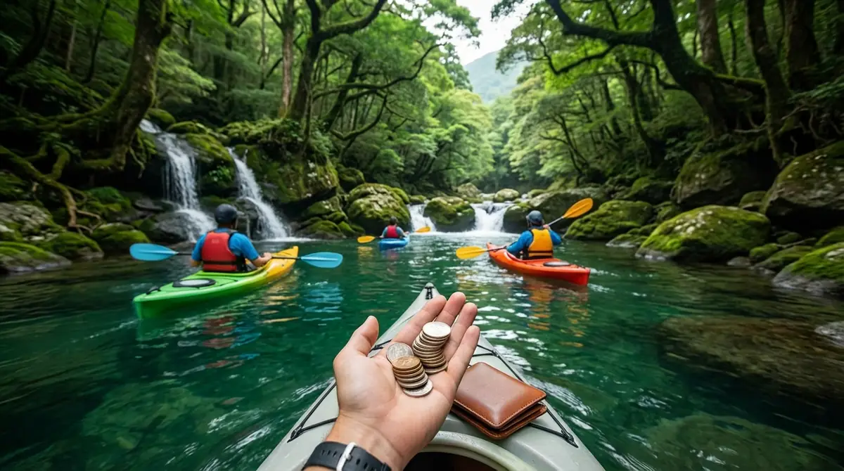 屋久島カヤックの料金相場と費用の内訳