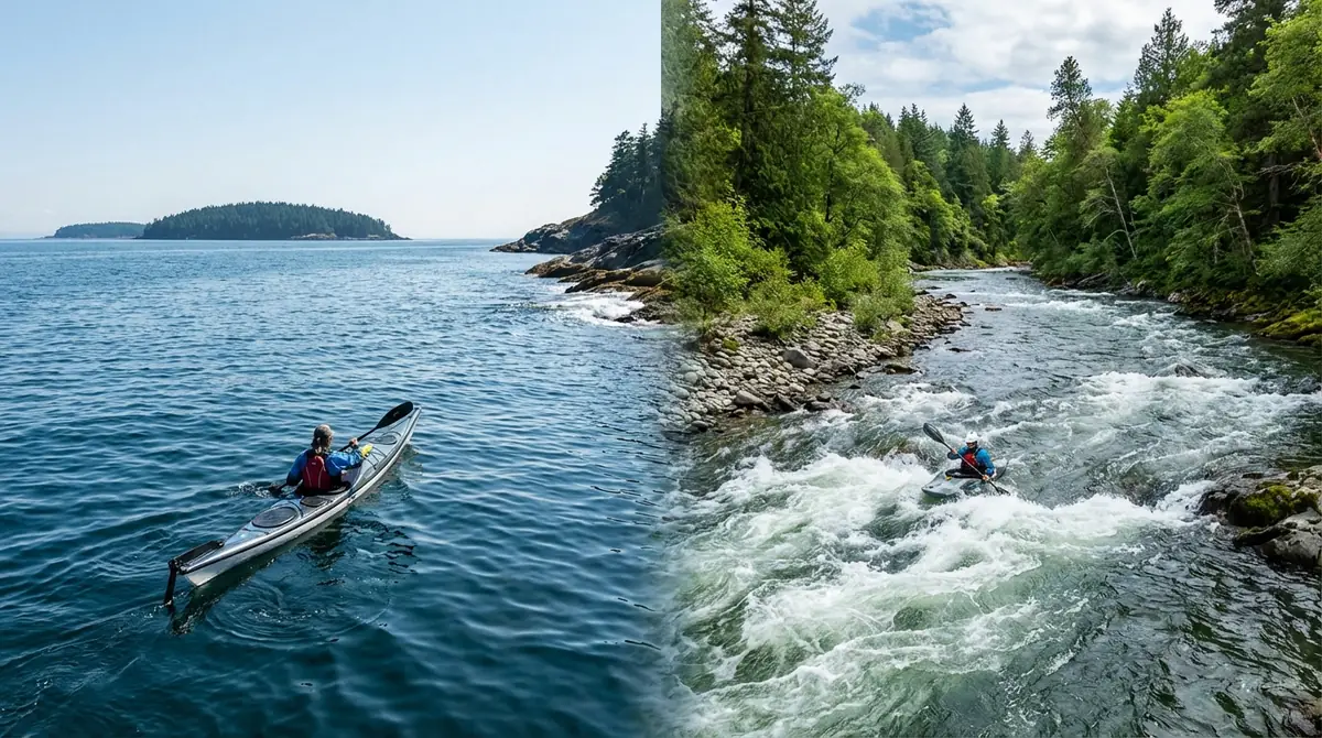 シーカヤックとリバーカヤック、どっちを選ぶ？