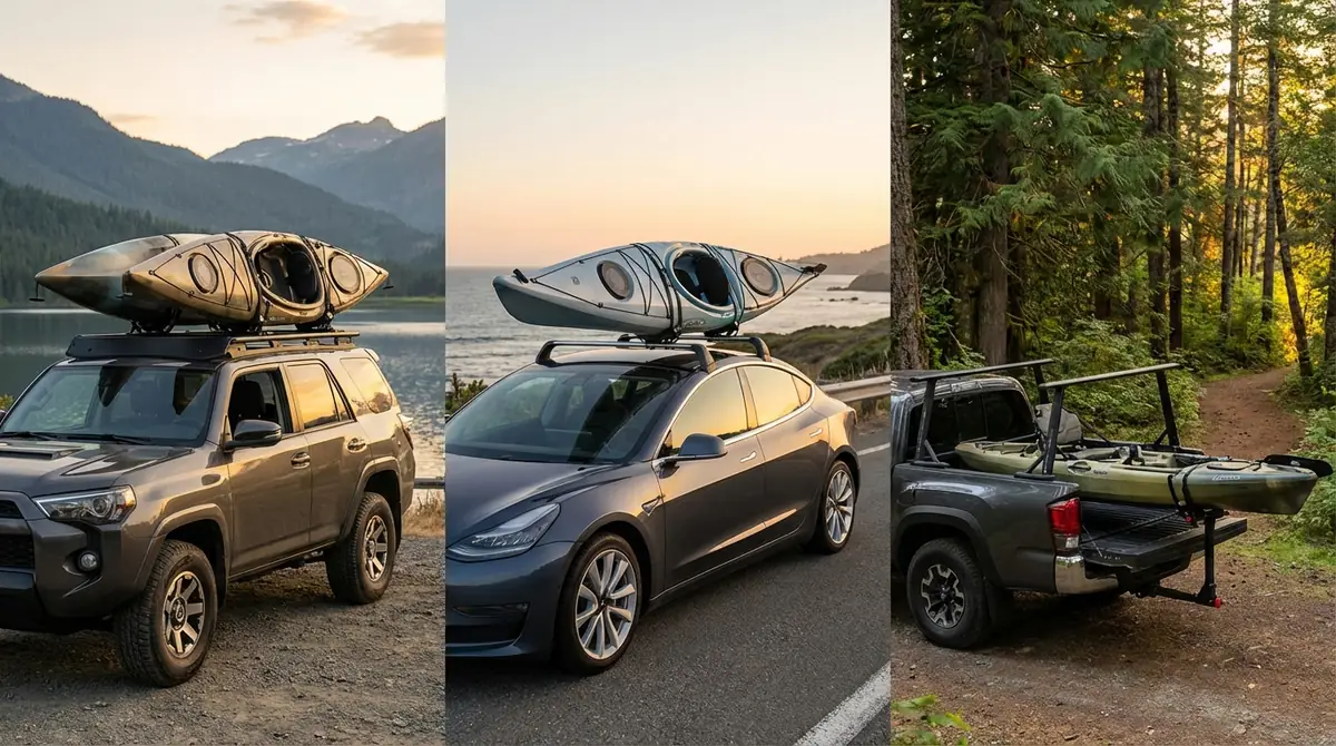 【車種タイプ別】カヤックキャリアの選び方