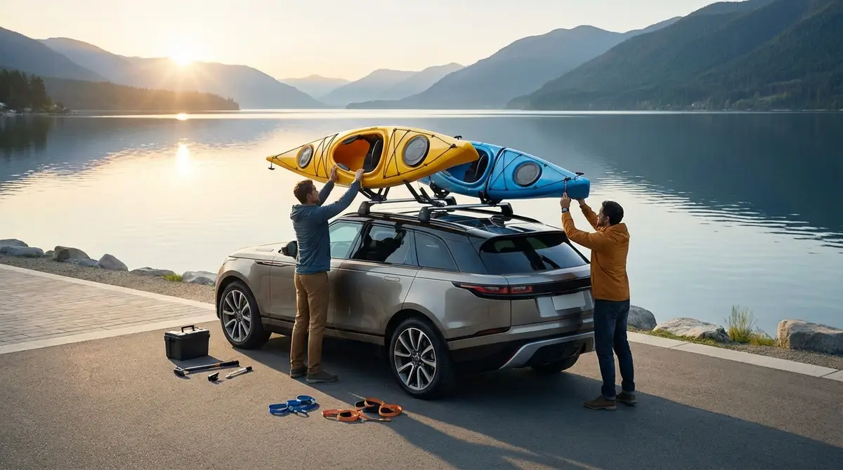 カヤックキャリアの取り付け方と積載手順