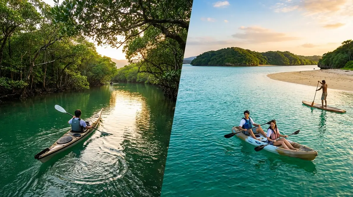西表島カヤックの種類|目的別おすすめコース徹底比較