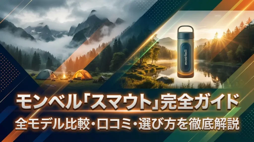 モンベル「スマウト」完全ガイド｜全モデル比較・口コミ・選び方を徹底解説
