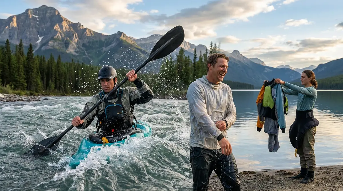 カヤックはどのくらい濡れる？服装選びの前提知識