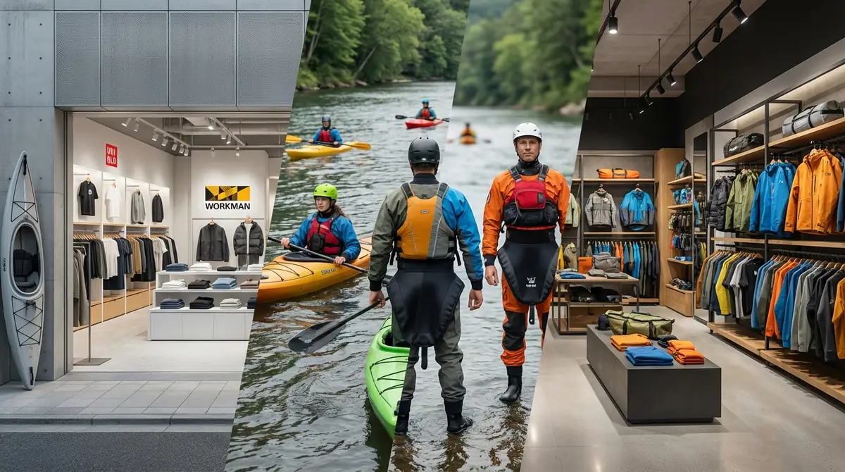 カヤック服装はどこで買う？ユニクロ・ワークマン・専門ブランド比較