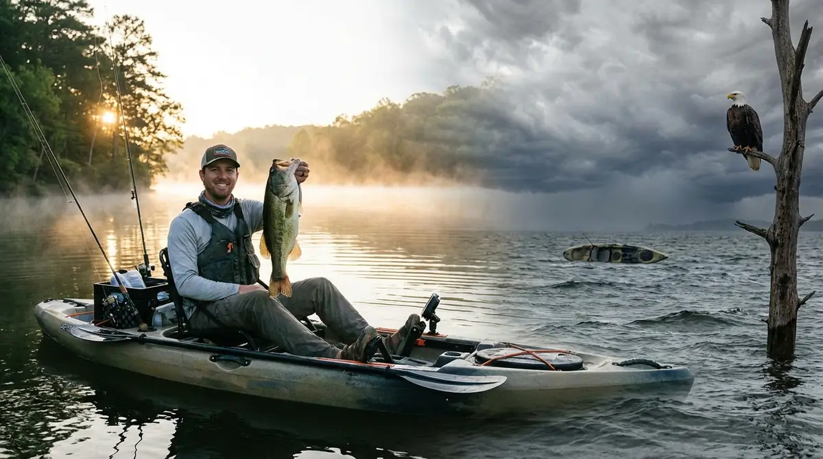 カヤックバス釣りの5つの魅力と知っておくべきリスク