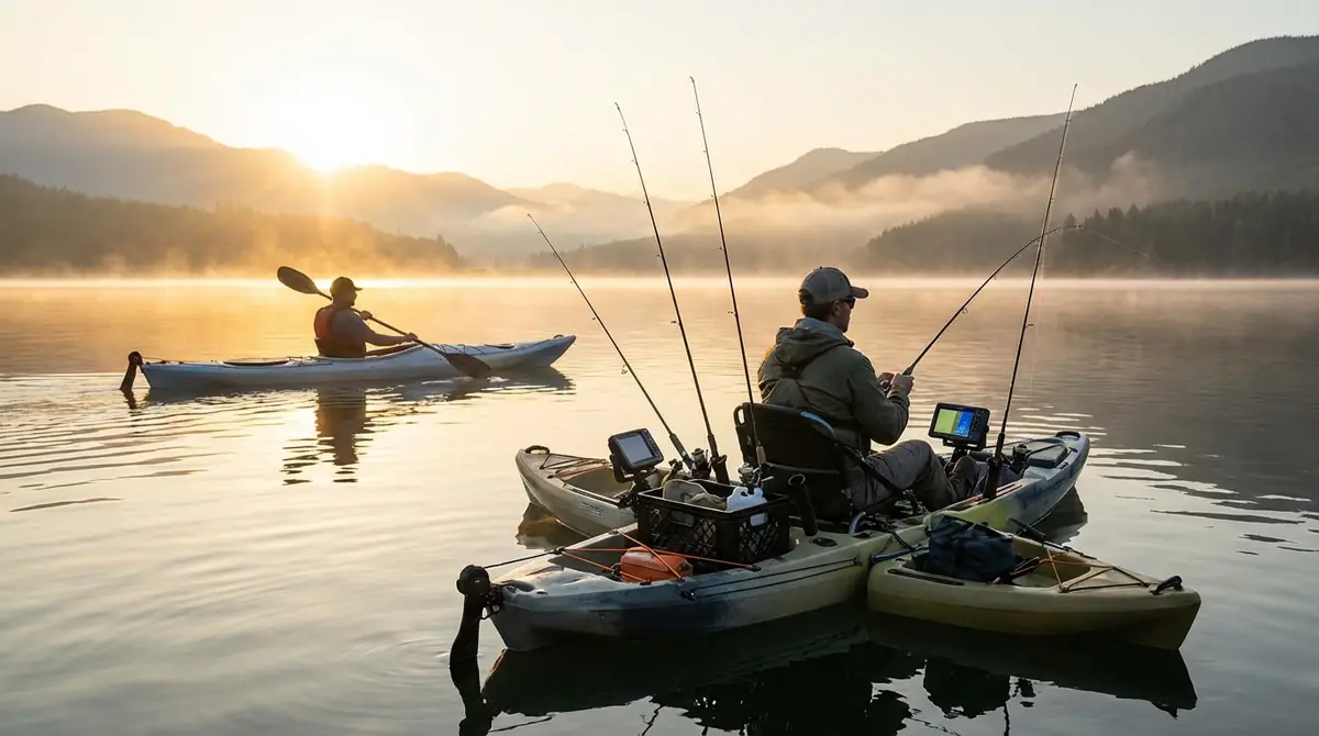 釣り用カヤックとは？一般的なカヤックとの3つの違い