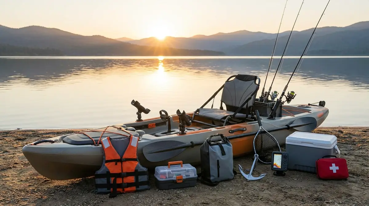 釣り用カヤックと一緒に揃えたい必須装備リスト