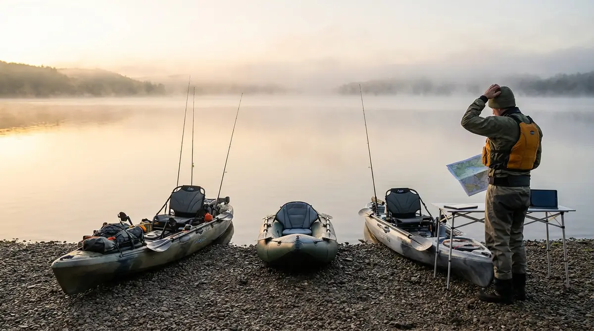 初心者が釣り用カヤック選びで陥りやすい失敗と回避法