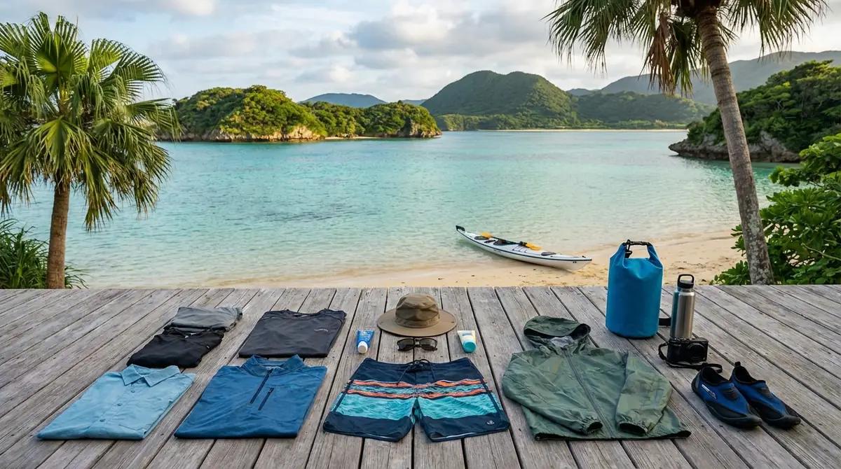 奄美大島カヤックの服装・持ち物チェックリスト