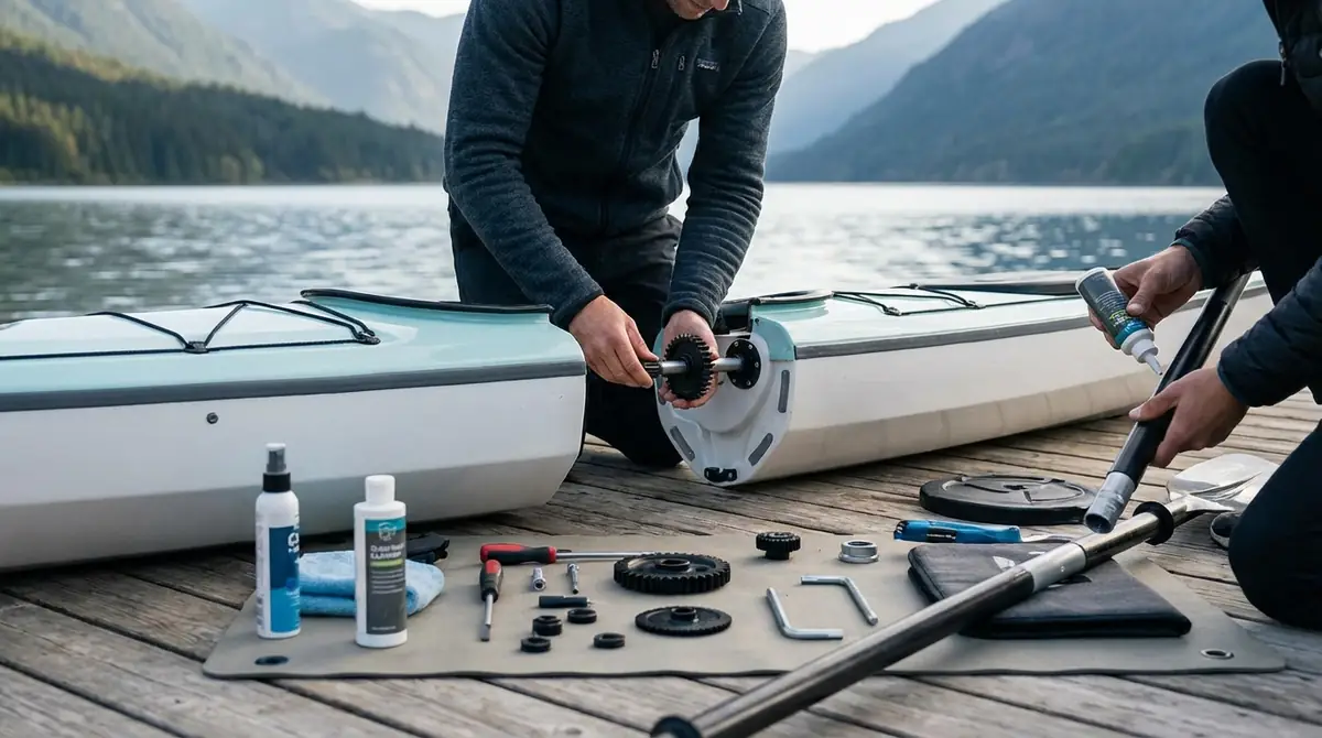 分割式カヤックの組み立て・メンテナンスの基本