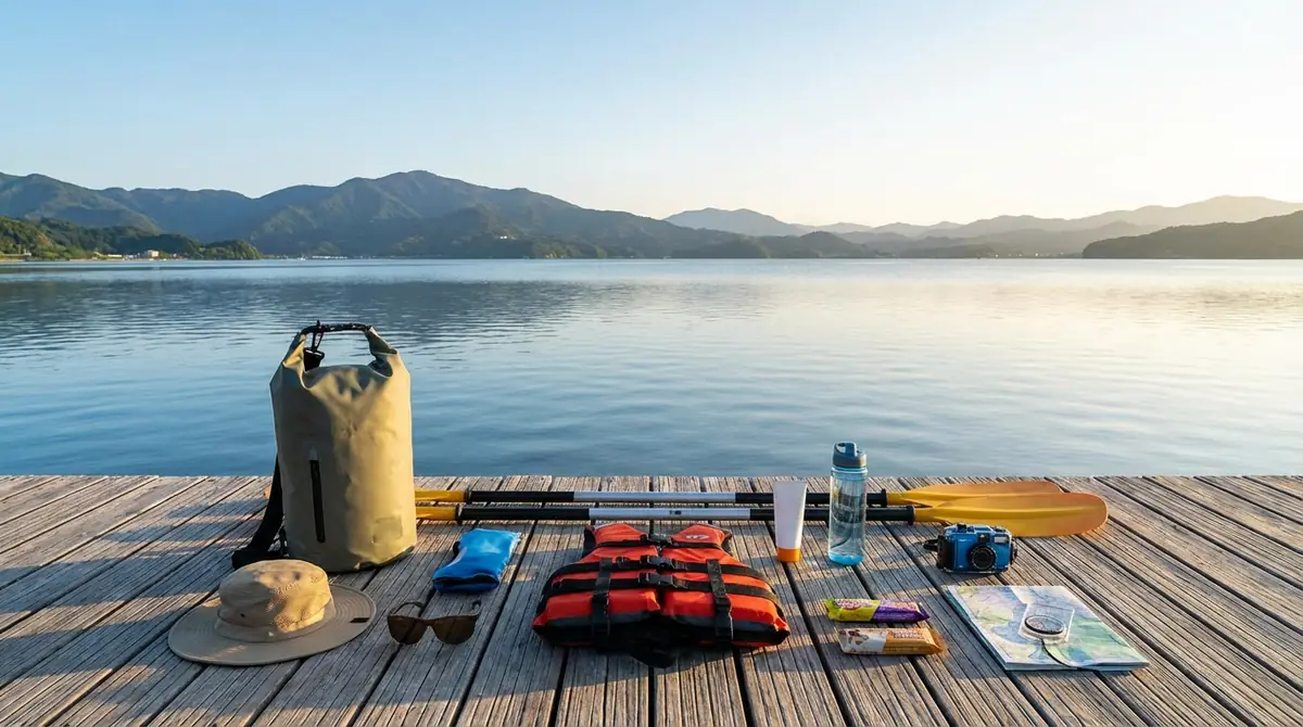 浜名湖カヤックの持ち物チェックリスト
