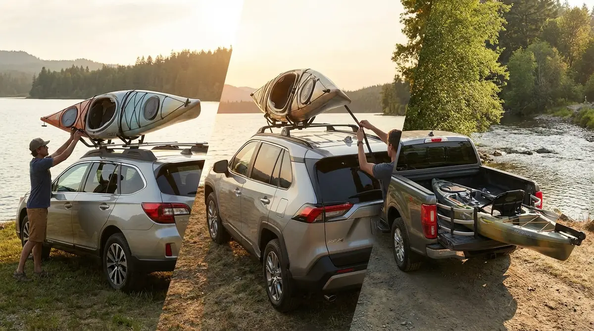カヤックを車に載せる3つの方法|初心者が知るべき基礎知識