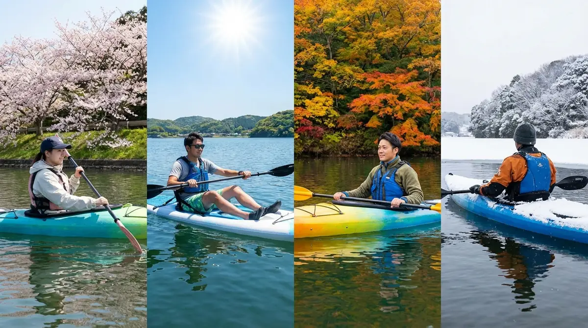 季節別・浜名湖カヤックの服装ガイド