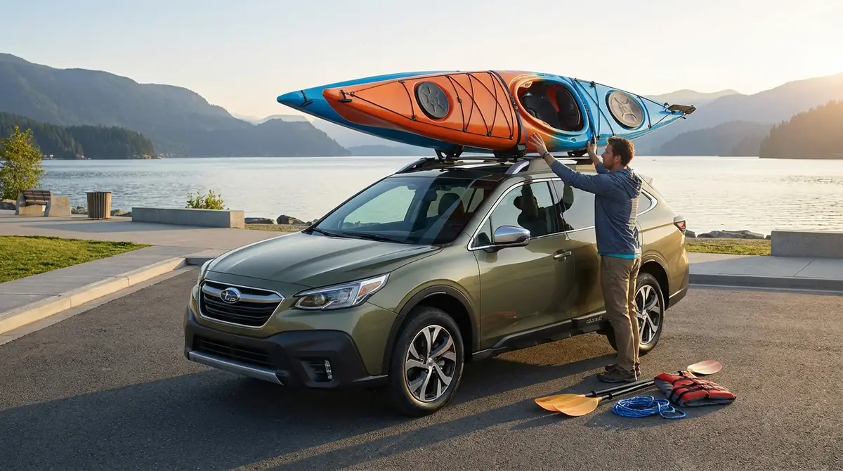 【実践】カヤックをルーフキャリアに積む手順5ステップ