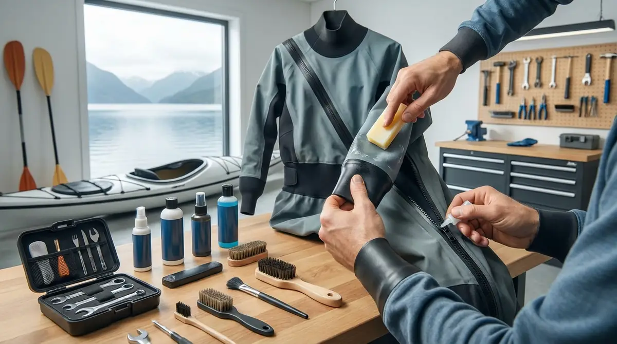 カヤック用ドライスーツを長持ちさせるメンテナンス