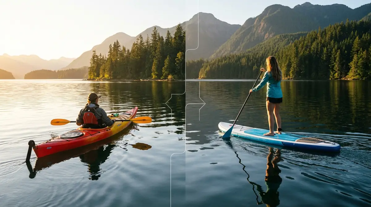 【診断チャート】あなたに向いているのはカヤック？サップ？