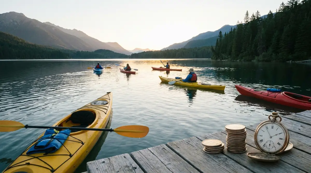 カヤック体験の料金相場と所要時間