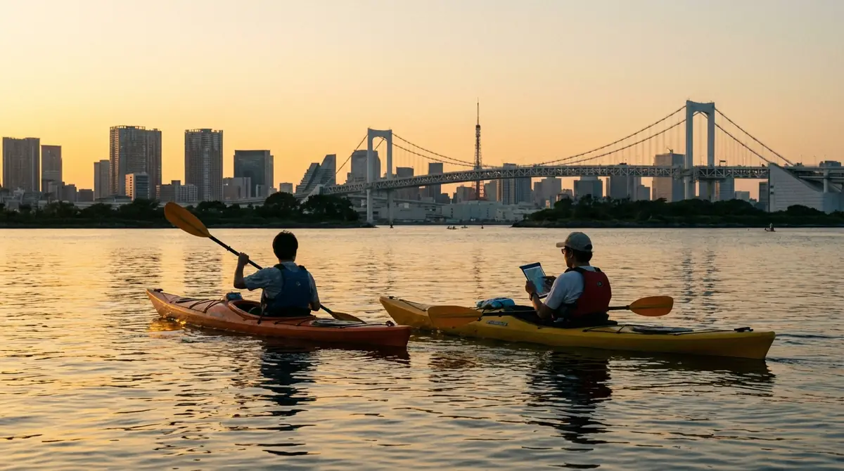 東京カヤック体験の予約前に確認すべき注意点