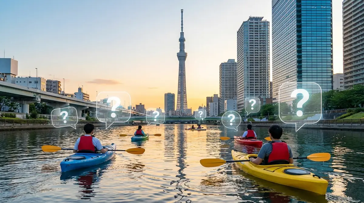 東京のカヤック体験でよくある質問