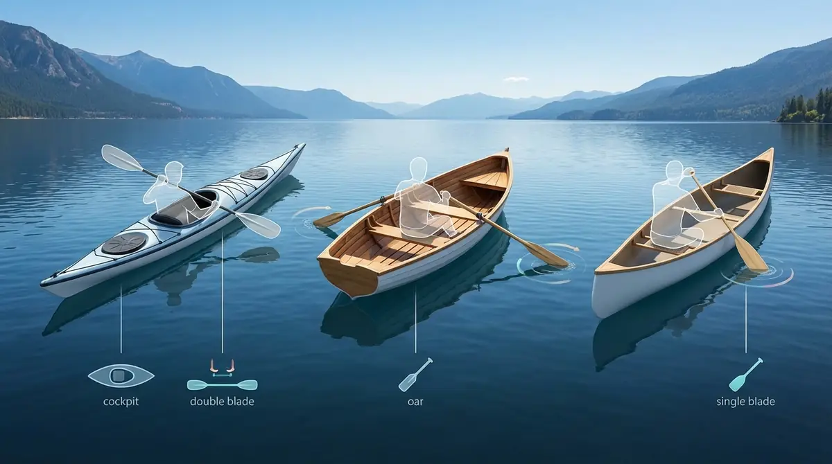 【図解】カヤック・ボート・カヌーの違いを30秒で理解