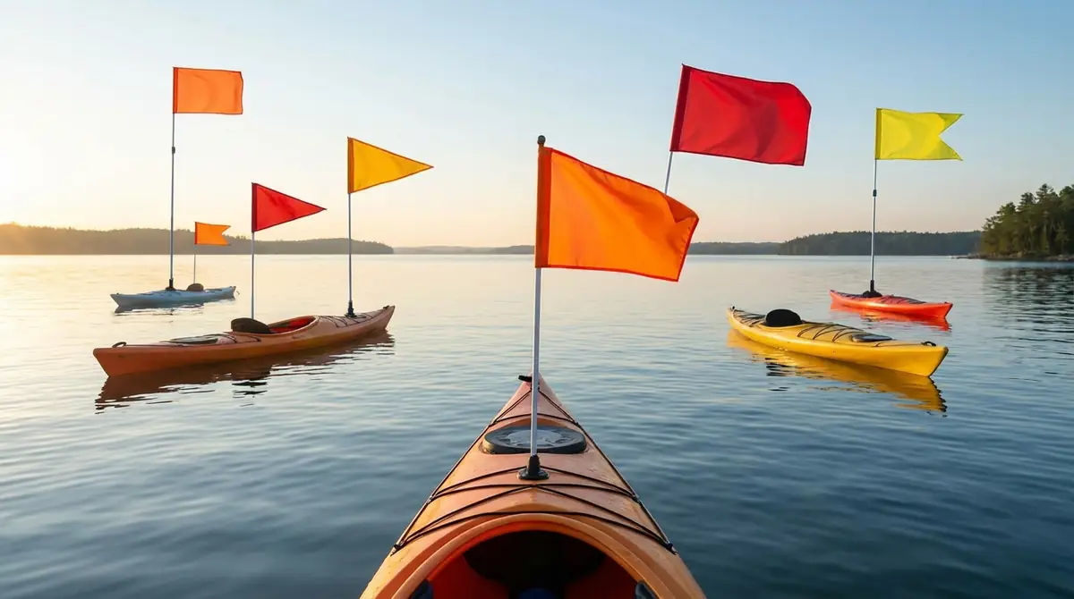 カヤックフラッグの基本|サイズ・高さ・色の推奨基準