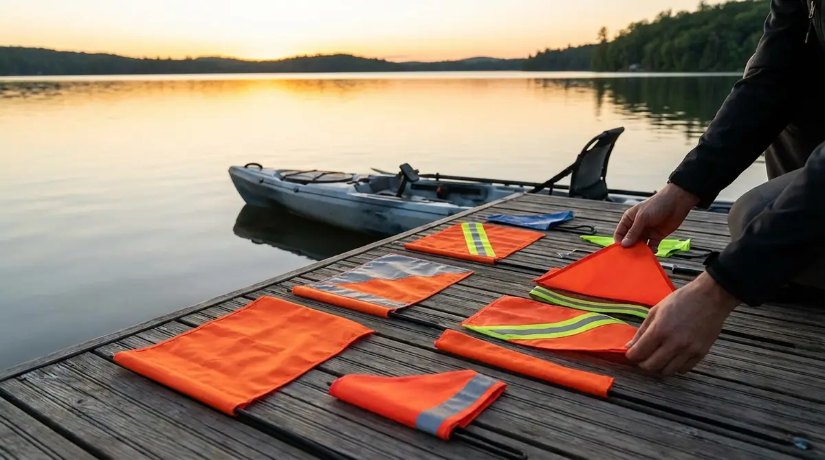 カヤックフラッグの選び方|5つのチェックポイント