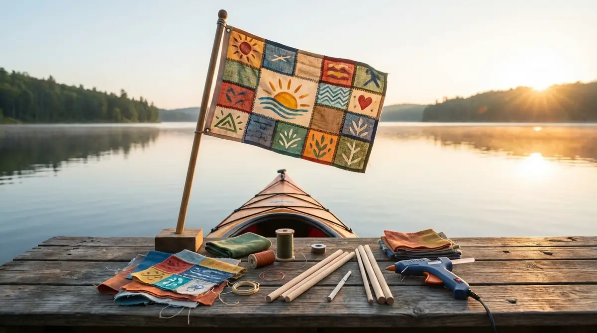 カヤックフラッグを自作する方法|材料費1,000円以下