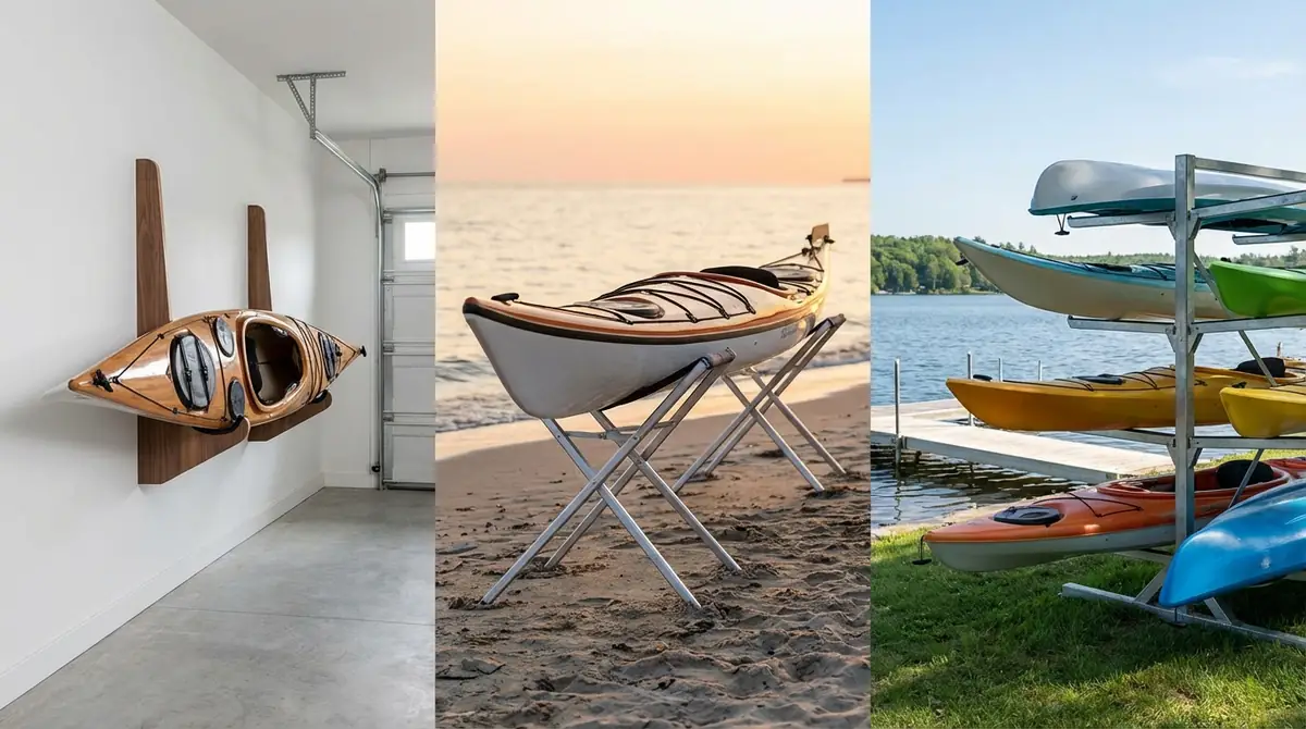 【用途別】おすすめカヤックスタンド7選を徹底比較