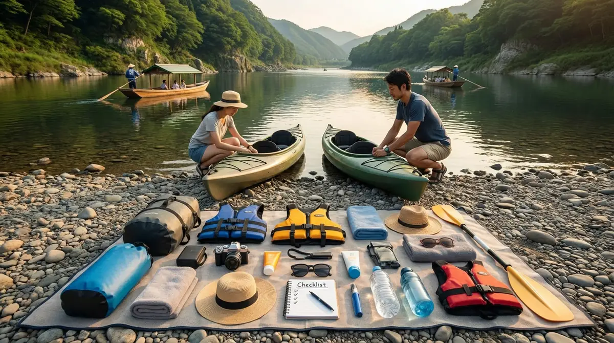 長瀞カヤックの持ち物・服装チェックリスト