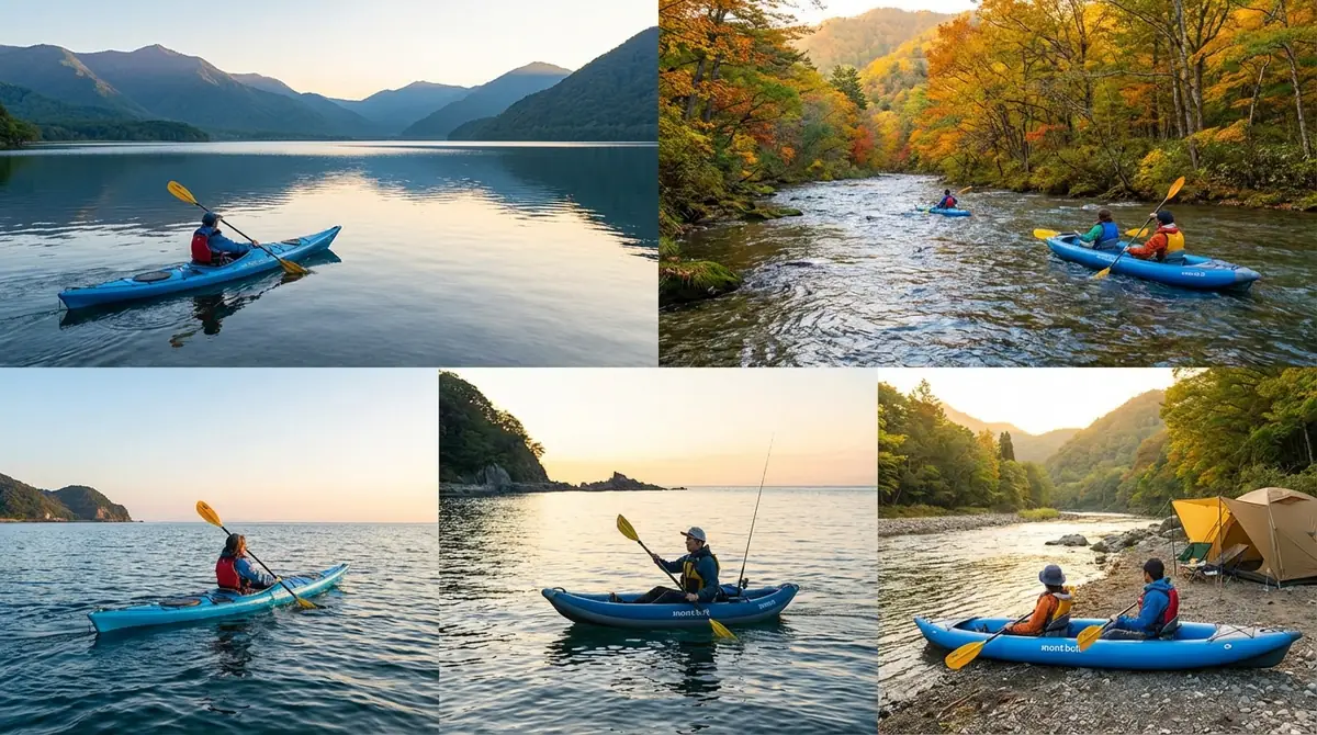 モンベルカヤックが選ばれる5つの理由