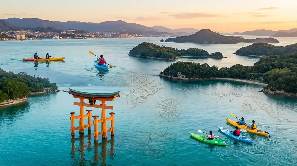 広島でカヤックができるエリア一覧【マップ付き】