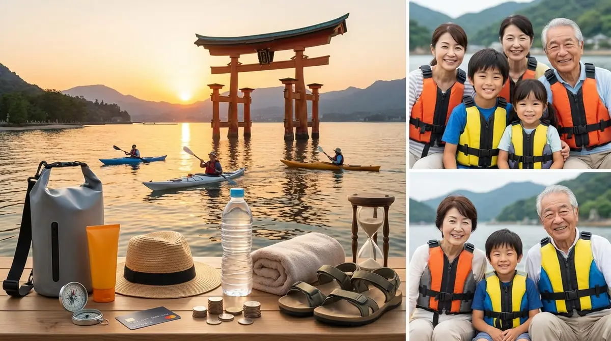 広島カヤックの料金・所要時間・持ち物・参加条件